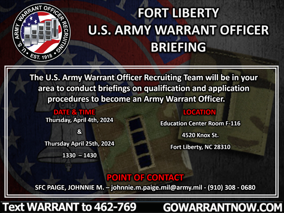 Warrant Briefings in your area